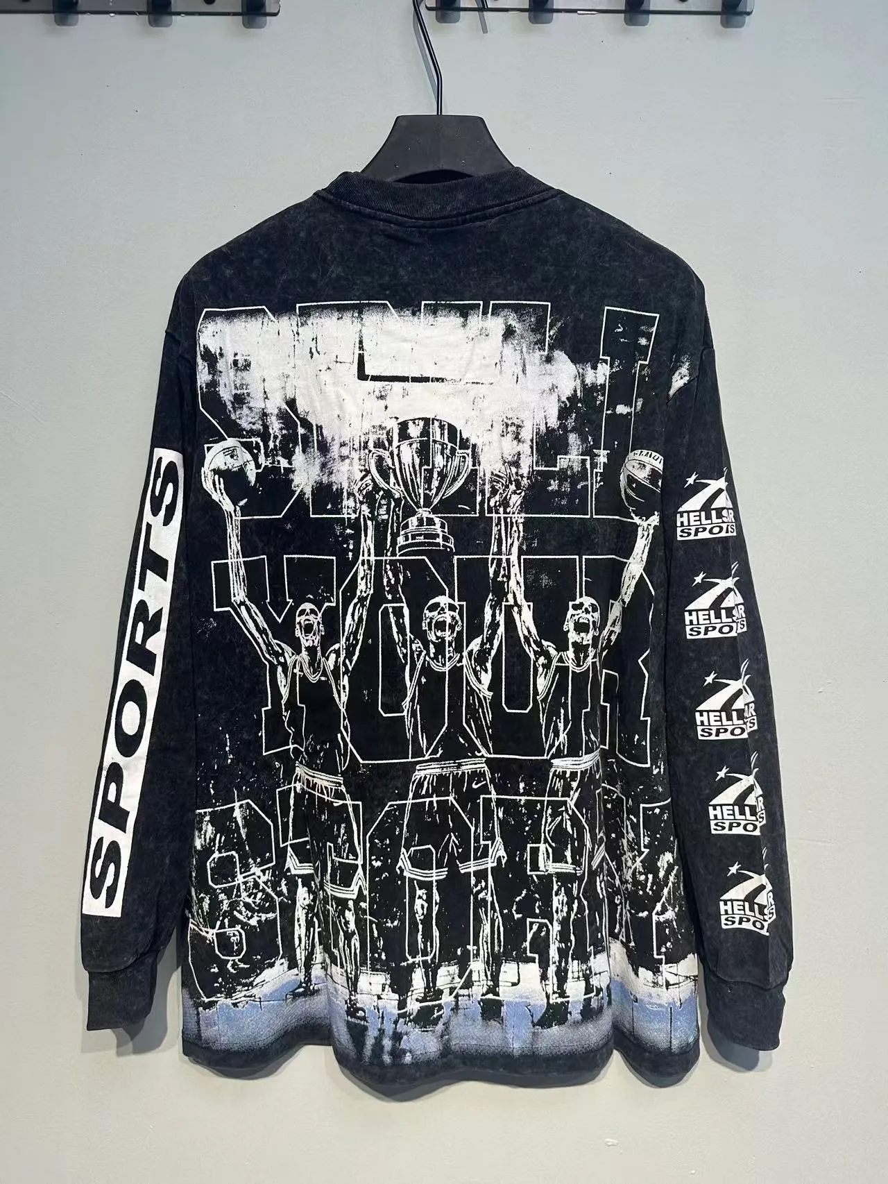 H 9101# Black I P85 In Stock Hellstar / T （fabric): 26 300 Sizes（size）：S-M- L- X L （colour）： Black